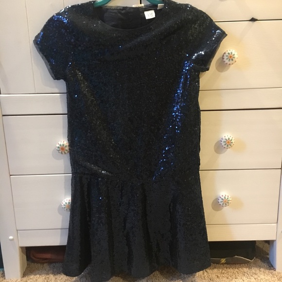 GAP Other - Kids navy sequin dress